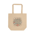 Canvas Tote Bag — "Shoulda Coulda Woulda" Cute Retro Animal Eco Tote