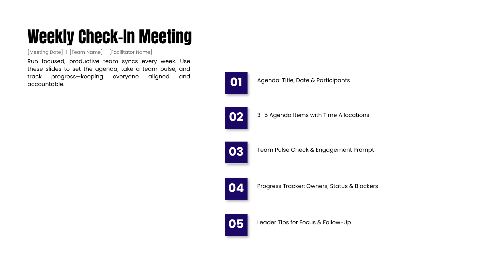 Complete Meeting Deck Toolkit