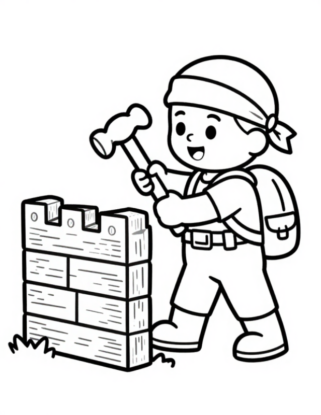 Battle Royal Kids Coloring Book