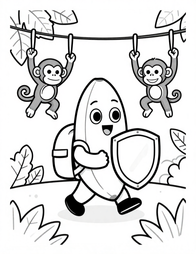 Battle Royal Kids Coloring Book