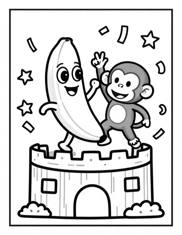 Battle Royal Kids Coloring Book